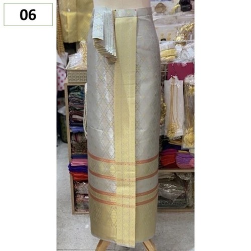 1 XL SIZE Thai Synthetic Long Lined Sarong Skirt & Hook Wrap Ready to Wear NEW - Picture 45 of 45