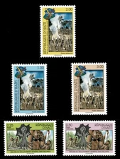 Haiti 1991 - Haitian Slave Rebellion, 200 Years - Set of 5v - Scott 849-53 - MNH