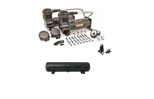 1992-1997 Lincoln Town car Complete Air Suspension Kit 3/8" Valves Full FBSS - Picture 8 of 16