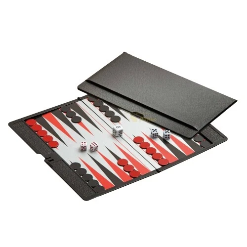 Backgammon - Reisespiel - Lukas - Kunststoff - magnetisch - Bild 4 von 4