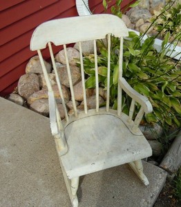 nichols and stone childs rocking chair