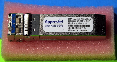 SFP-10G-LR-ARISTA-A APPROVED OPTICS Arista XVR-00003-02 Compatible 10GBASE-LR