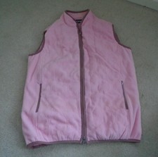Toggi Pink Quilet Gilet Body Warmer Women's UK Size 12 Fleece Free UK P+P