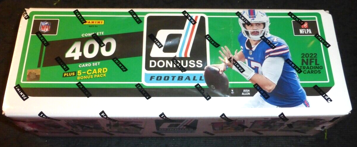 2022 DONRUSS FACTORY SEALED FOOTBALL 400 CARD SETBROCK PURDY RATED