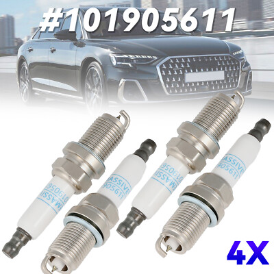4X Zündkerzen Iridium für Audi Seat Skoda VW Golf 5 6 Tiguan 1.8 2.0 TSI DE 