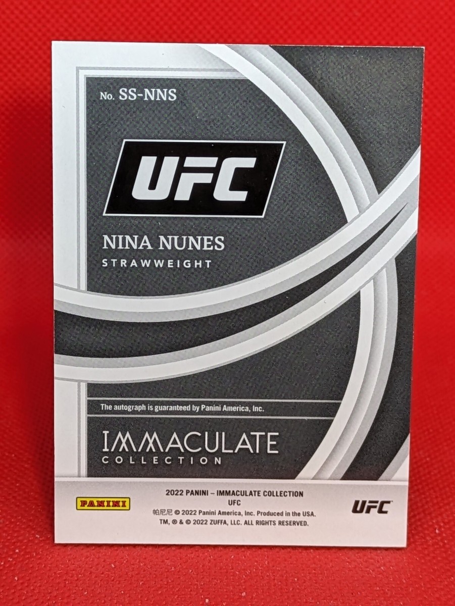 UFC アマンダ・ヌネス クロニクルズ サインカード UFC アマンダ