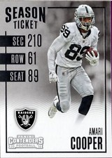 2016 Panini Contenders #72 Amari Cooper Championship Ticket Excellent