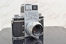 Exakta Exa Ihagee Dresden 35mm Film Camera w/Tessar 50mm f/2.8 T