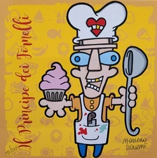 Aleandro Roncarà - Serigraphy - "The Prince of the Stoves"