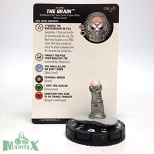 Heroclix Batman Team-Up set The Brain 038 Rare figure w/card 