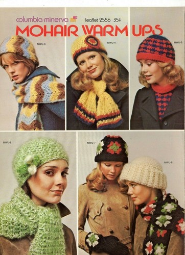 Vintage Crochet or Knit Fashion Pattern Leaflets 1970s Men Women Kid You Pick - Picture 103 of 116
