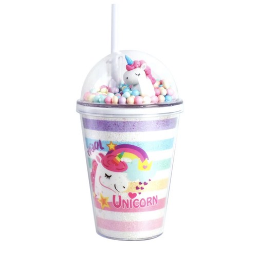 Unicorn Water Cup Bottle with Straw - Picture 8 of 8