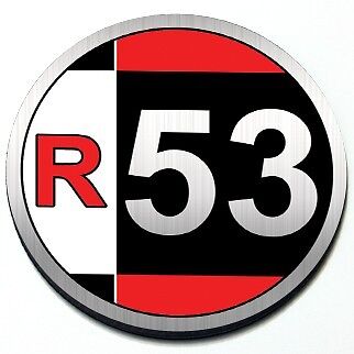 R53 - Magnetic Grill Grille Badge for 1st Gen MINI Cooper S Hatchback 2002-2006 - Picture 1 of 3