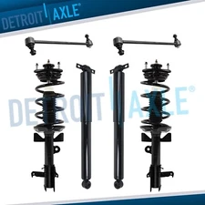 Front Struts w/Coil Spring Rear Shocks Sway Bars Kit for 2011 2012 Honda Odyssey