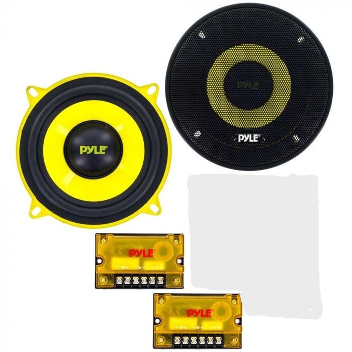 Pyle 5 1/4" Component Car Speakers with Passive Crossover