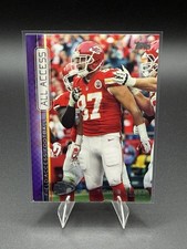 2015 Topps Field Access #AAA-TK Travis Kelce Purple All Access 20/25 Chiefs