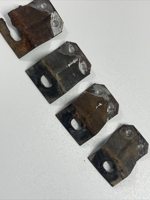 (4) 1959 Chevrolet Impala Belair grill brackets  w7
