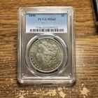 (1) Beautiful Antique 1890 Morgan Silver Dollar CHOICE BU MS63 BETTER DATE