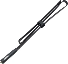 ABBREE Ham Radio Antenna 42.5-inch Long Range SMA-Female Dual Band Black 