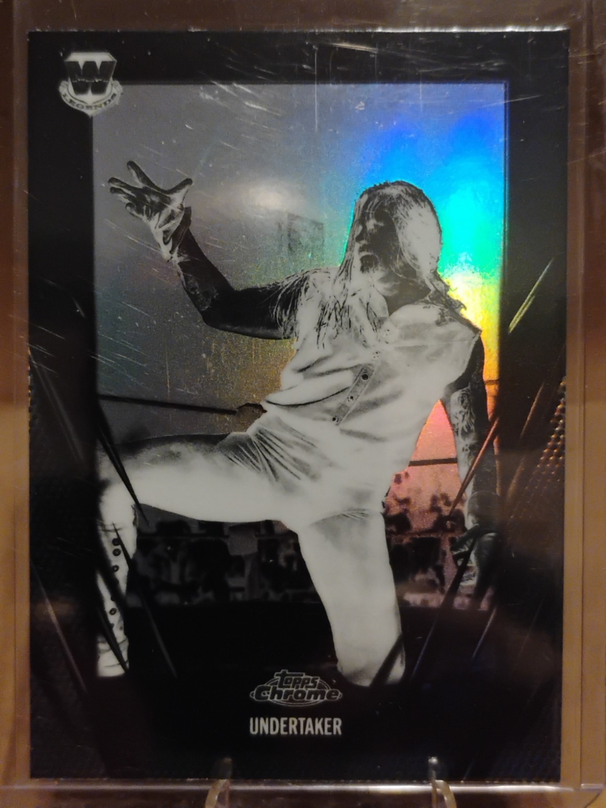 2026 Topps Chrome WWE Undertaker Negative Refractor