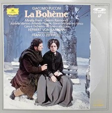 Herbert von Karajan Puccini La Boheme LaserDisc Japanese Import