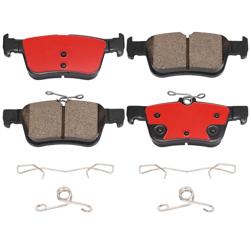 Pastillas de freno traseras de cerámica para Ford Fusion Escape Edge Lincoln MKX MKZ Continental Foto 2 de 2