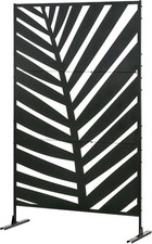 Garden Privacy Screen Metal Trellis Panel Freestanding Outdoor Decorative 6.5ft