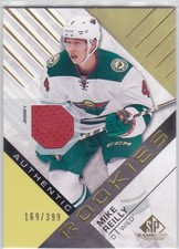16/17 SP GAME USED..MIKE REILLY..AUTHENTIC ROOKIES..GOLD../399..CARD # 153..WILD