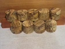 9PC SPALTED MISSOURI HACKBERRY TURNING WOOD BOWL BLANK