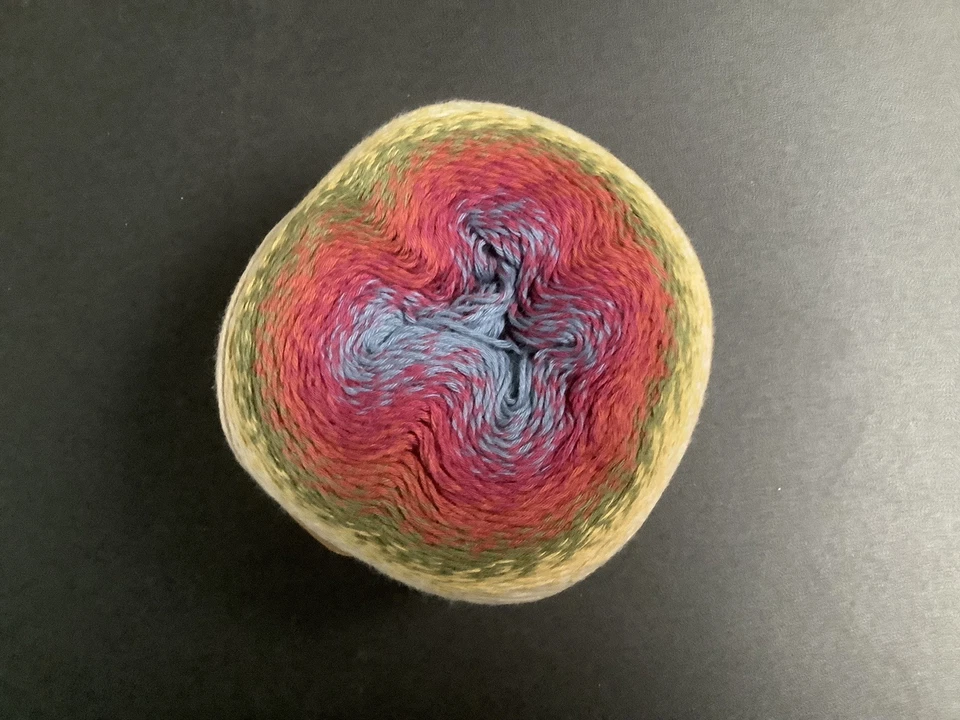 Scheepjes Whirl Yarn Rhubarb Bumble col 782 lot 7075 60% cotton 40%Acrylic - Image 4 of 4