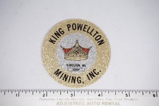 King Power Mining Inc. Decal Sticker Mining Scoop Kingston WV Glitter