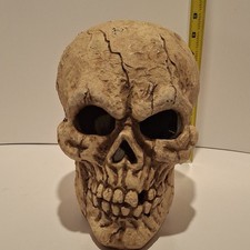 Decorative Skull With Lights Halloween Scary Morbid