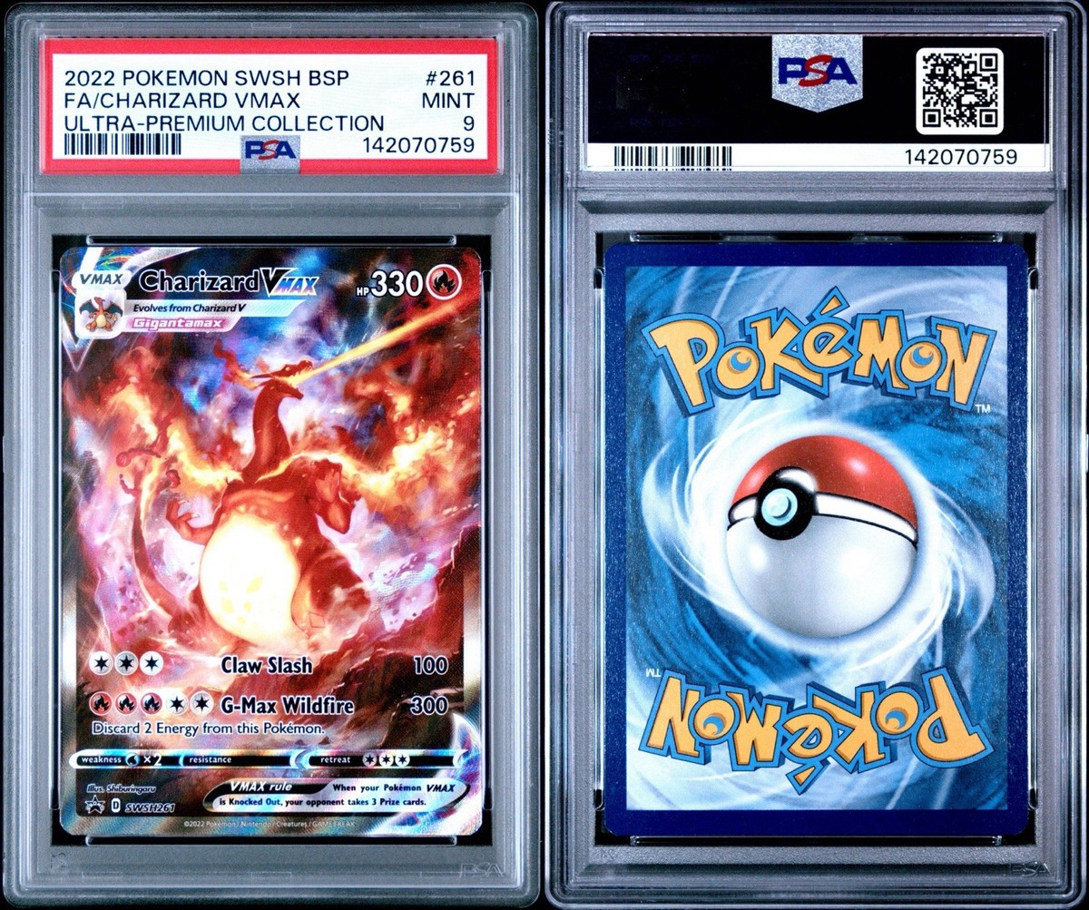 2022 Pokémon Charizard VMAX #261 2022 Pokemon SWSH BSP Ultra Premium Collection #261 Charizard Vmax