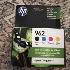 NEW HP 962 4-pack Black, Cyan, Magenta,Yellow  EXPIRED 12/22 READ SOLD AS IS