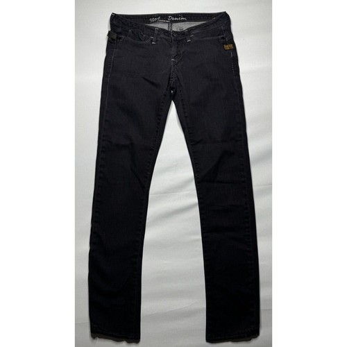 Jean Noir G-Star Femme Taille FR 35/36 - Modèle Midge Cody Skinny - Vintage Y2K Très Bon état