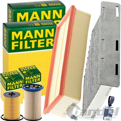 MANN FILTER INSPEKTIONSPAKET passend für AUDI Q3 VW TIGUAN 5N SHARAN 7N 2.0TDI