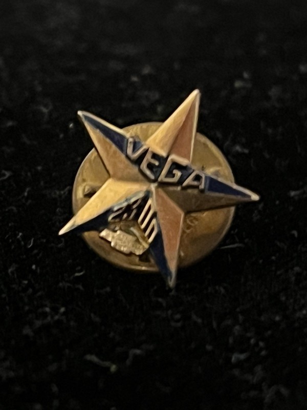 VINTAGE CHEVY VEGA 2300 LAPEL PIN