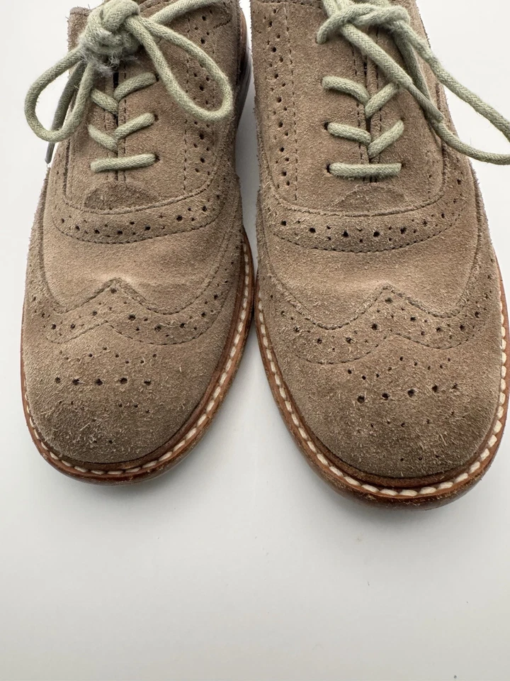 Fossil Women’s Leather Shoes Size 7 Flats Wing Tip Suede - WORN ONCE OR TWICE - Image 3 of 4