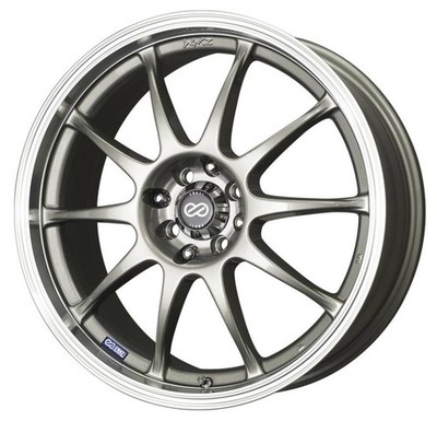 Enkei J10 15x6.5 5x100/114.3 38mm Offset 72.62mm Bore Dia Silver w/ Machined Lip