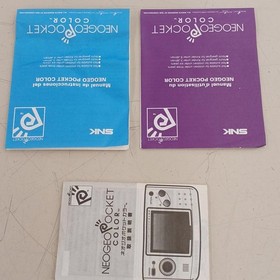 SNK NEOGEO POCKET Color Ocean Blue Handheld Game Console Japan NEOP-54016