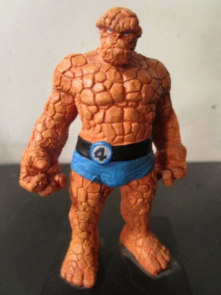 THE THING ACTION FIGURE MARVEL - EAGLEMOSS QUADRINHOS COLEÇÃO HERÓIS CHUMBO - Imagem 2 de 4