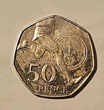 2004 Roger Bannister 50p Coin – 4 Minute Mile Commemorative – UK Fifty Pence