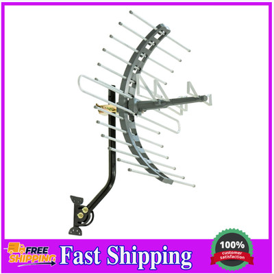 GE Outdoor HD Digital TV Antenna, Long Range Smart TV Antenna, Supports 4K 1080P