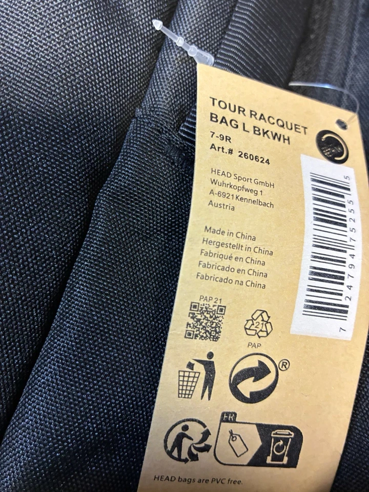 Bolsa para raquetas HEAD Tour L Foto 4 de 4