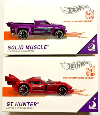 Hot Wheels ID ~ 2019 ~SOLID MUSCLE & GT HUNTER ~1:64~NIGHTBURNERZ  SERIES 1~ NEW