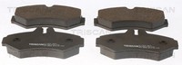 Bremsbelagsatz Scheibenbremse Triscan 8110 10515 FüR VW Mercedes LT 28 46 2 2DC