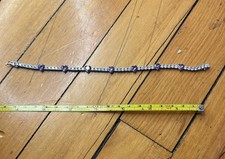 Kids Heart Gemmed Bracelet Silver Tone