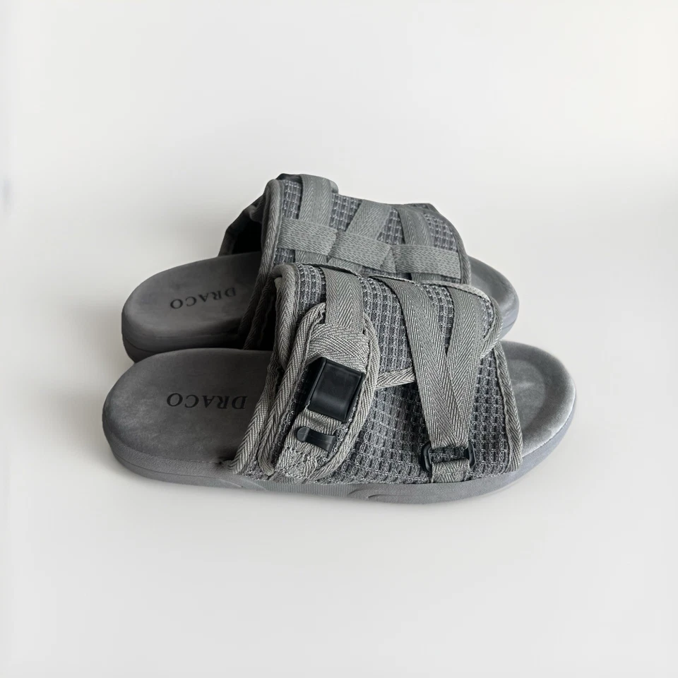 Draco горки мужской размер 11/11.5/12 Storm серый DracoSlides (новый!) - Изображение 2 из 4