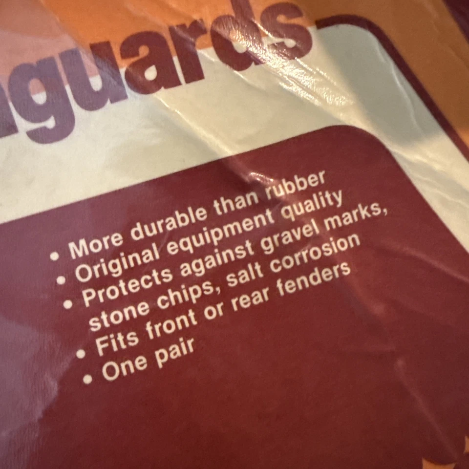 Vintage GMC Truck Sierra Yukon Splash Guard Mud Flap set Mudflaps Pair NOS New - Image 4 of 4