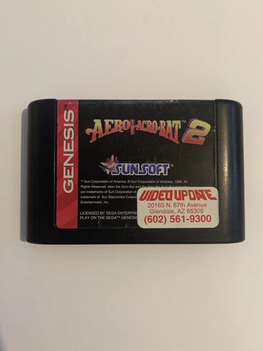 Aero The Acro Bat Morcego Em Português Mega Drive Genesis